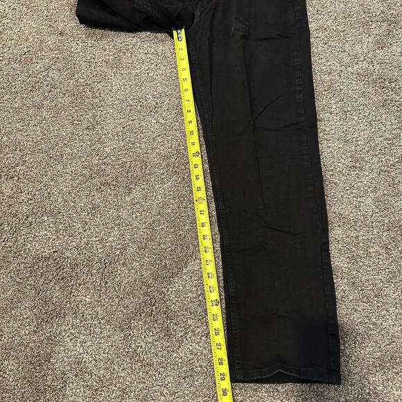 LEVI'S Men's 505 Regular Fit Jeans Size 36X30 In Native Cali Levi's Flex Black - Picture 9 of 13